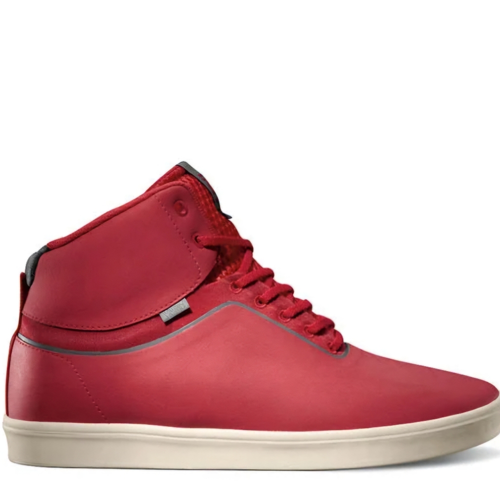 Vans Red LXVI Stat Sneakers Mens SZ 8.5 Athletic Shoes